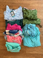 Mixed Brands Casual Women's Size 2X Plus 11 Piece Clothing Lot Brand Name