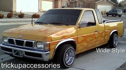 FENDER TRIM FOR NISSAN HARDBODY PICKUP 86.5-97 Mirror Polished Stainless Steel