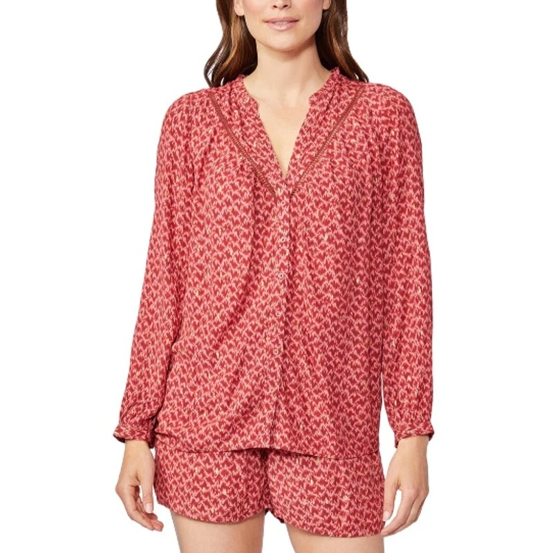 Pantalones Cortos Paige Doris Metálicos Borla Pull On Medianos Foto 3 de 4