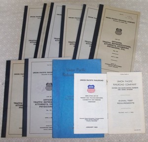 Union Pacific Railroad Company booklets lot of 12