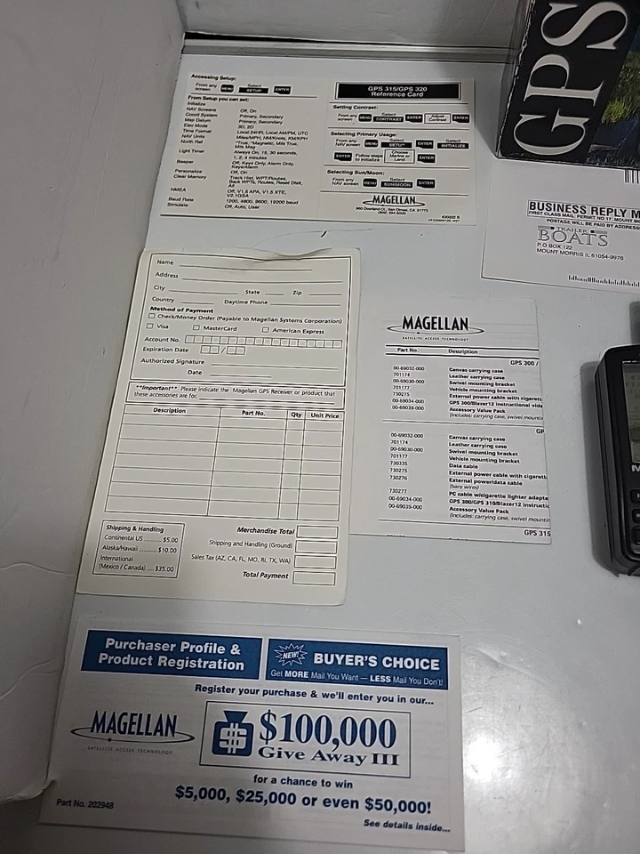 Magellan Handheld GPS 315 12 Channel Navigator For The Great Outdoors - Image 2 of 4