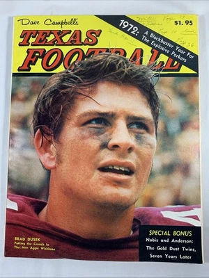 1972 Dave Campbell's Texas Football Magazine - Texas A&M Brad Dusek - Image 1 of 4