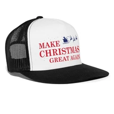 Make Christmas Great Again Trump Funny Trucker Hat