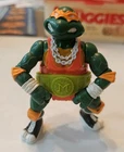 VINTAGE TMNT 1991 MICHELANGELO * SLAMMIN MIKE 4" ACTION FIGURE