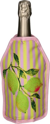 GIFTCOMPANY Froid, Kühlmanschette, Motiv: Zitrone, Pink/gelb Farbe gelb