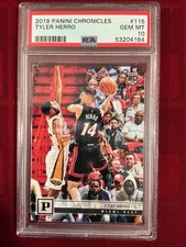 2019 PANINI CHRONICLES BASKETBALL CARD TYLER HERRO RC PSA 10 Rookie!!?. rookie card picture