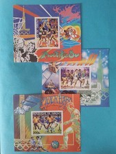 Djibouti Jeux Olympiques Moscou Football MNH neuf  yv 509 510 511 1979 IMPERF