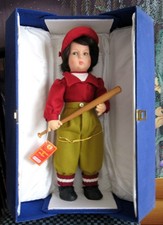 BAMBOLA LENCI BOBBY GIOCATORE DI BASEBALL CON SCATOLA CM 55