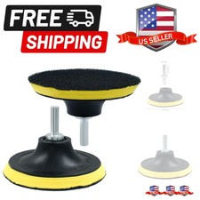 4 Inch Hook  Loop Backing Pad Orbital Sander Polisher Sanding Pad with M10 D...