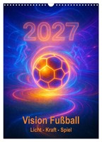 Calendar 2027 · US Version · Vision Football Light - Power - Play (Wall Calendar