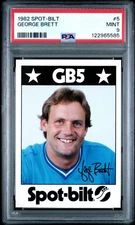 1982 SPOT-BILT GEORGE BRETT #5 GEORGE BRETT PSA 9
