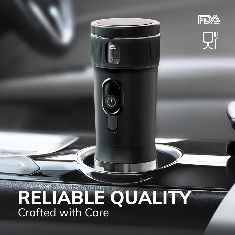 Coffee Maker 100W Self-Heating Espresso Machine for - Image 2 of 4