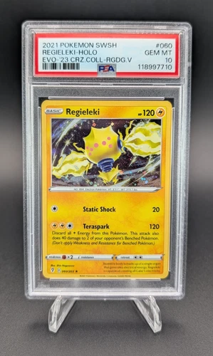 Regieleki 2021 Pokemon SWSH Crown Zenith Collection Holo #060 PSA 10 Pop 8