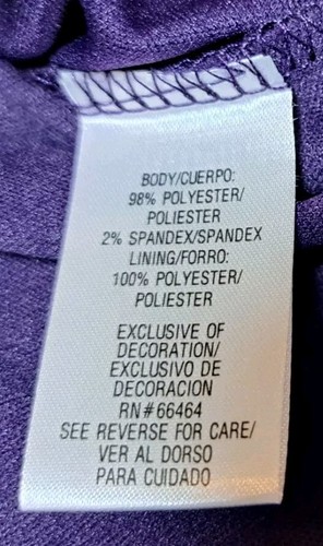 Studio One New York Purple Dress 16 Midi Lined 3/4 Sleeves Coquette Cottagecore - Picture 7 of 11