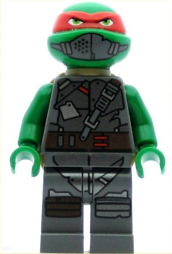 LEGO Teenage Mutant Ninja Turtles Minifigure Raphael with Armor (Genuine) - 第 1/1 張圖片
