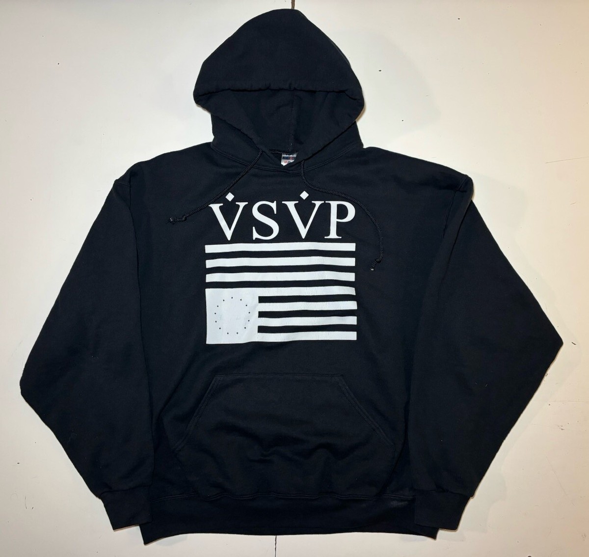 A$AP Rocky VSVP Flag Logo Hoodie ASAP Sweatshirt Adult XL Hip Hop Skate  Grunge | eBay