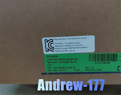 Advantech PCA-6028VG Industrial Motherboard PCA-6028VG
