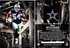 SAM WILLIAMS - 2022 Panini Chronicles Gridiron Kings RC - Dallas Cowboys- #GK-36