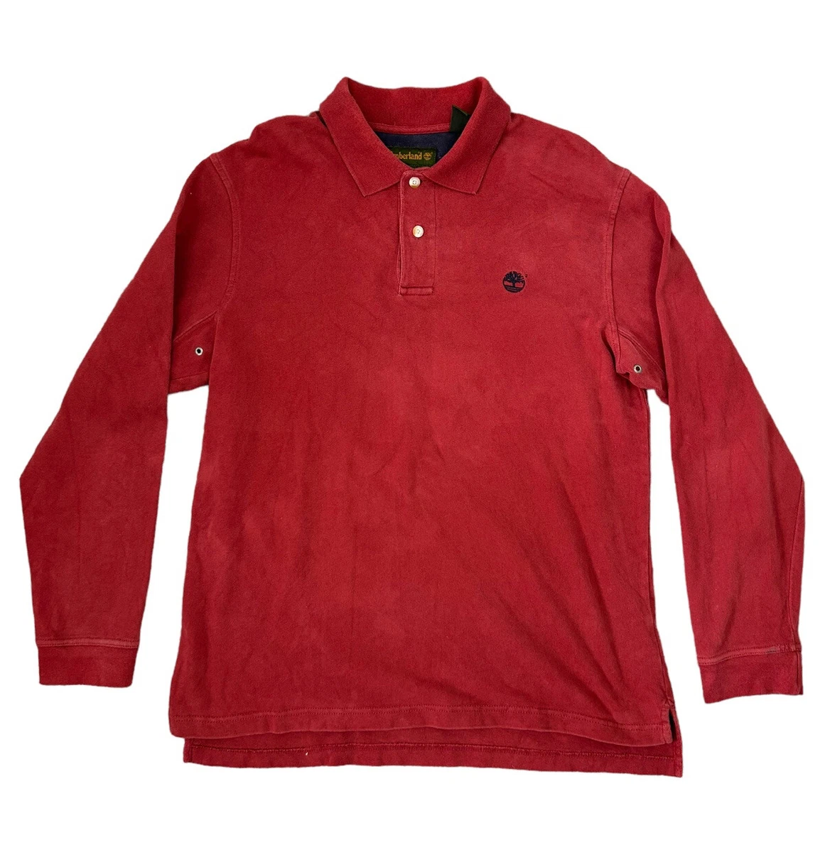 Red timberland shop sweatshirt