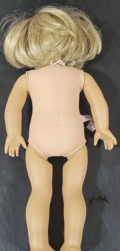 2013 American Girl Doll Short Blonde Hair Blue Eyes With Freckles • No Clothes - Picture 8 of 10