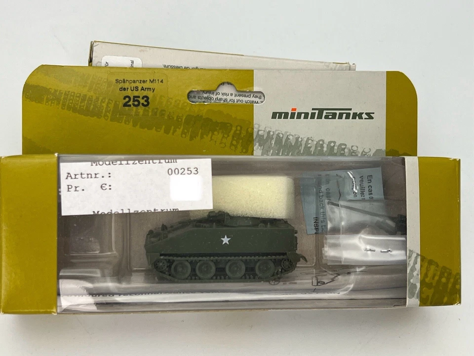 Herpa Minitanks Spähpanzer M114 US Army 253 in OVP - Bild 1 von 1
