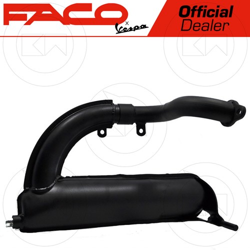Faco Complete Exhaust Siluro Black Racing Piaggio VESPA 125 ET3 - Picture 3 of 3