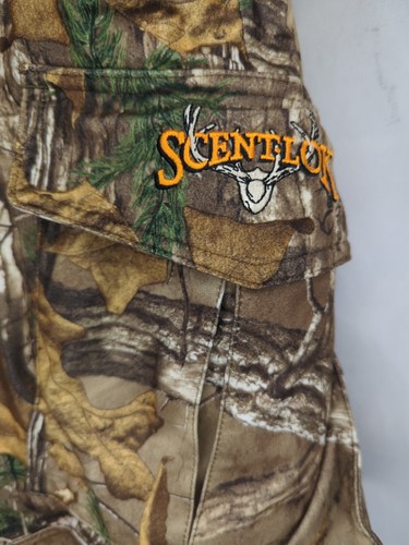 Cabela's Dry Plus Insulated Hunting Bibs Scent-Lok Silent Suede Rain Mens 34 M - Picture 4 of 13