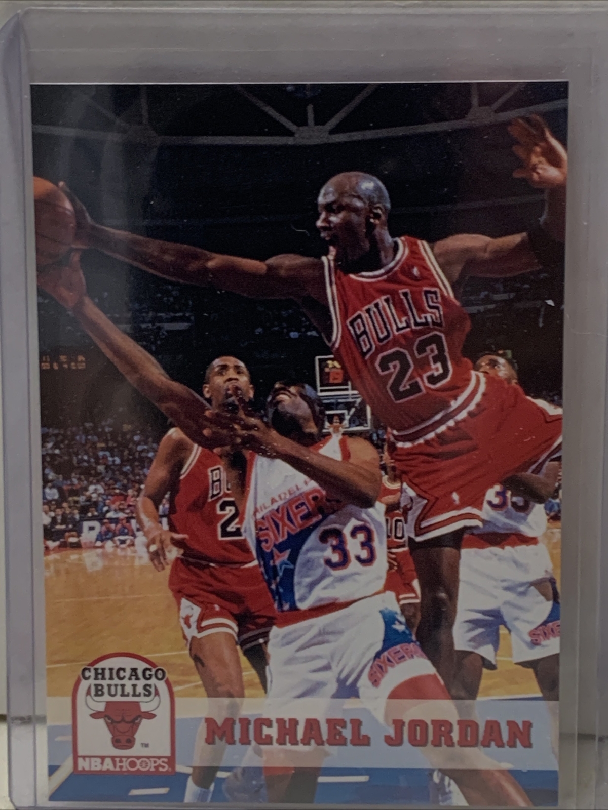 1993-94 NBA Hoops MICHAEL JORDAN 5th Anniversary Chicago Bulls HOF #28 NM+