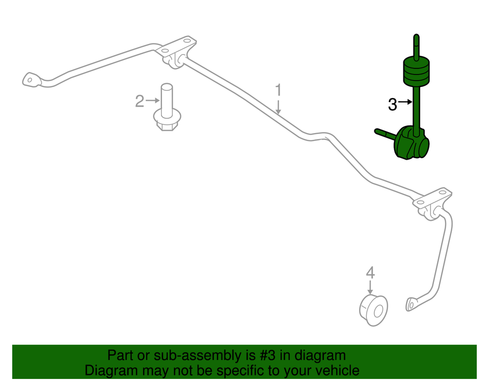 Genuine Ford Suspension Stabilizer Bar Link Kit DG1Z5K484B eBay