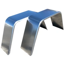 2-Pack Aluminum Smooth Flat Top Trailer Fender - 8" X 36" X 18"
