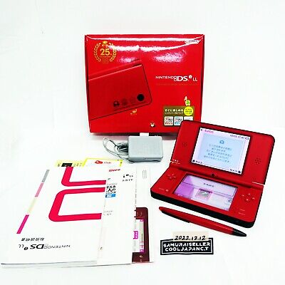 Nintendo DSi LL 25th anniversary mario model Console System Japan