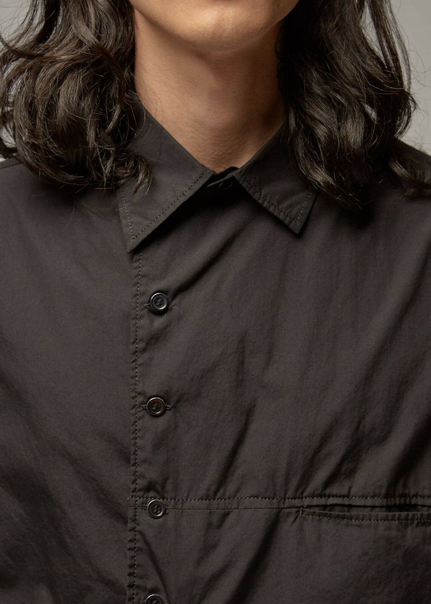【ヨウジヤマモト】ASYMMETRICAL L/S T-SHIRT Yohji Yamamoto POUR HOMME Asymmetry T-Shirt _ FASCINATE