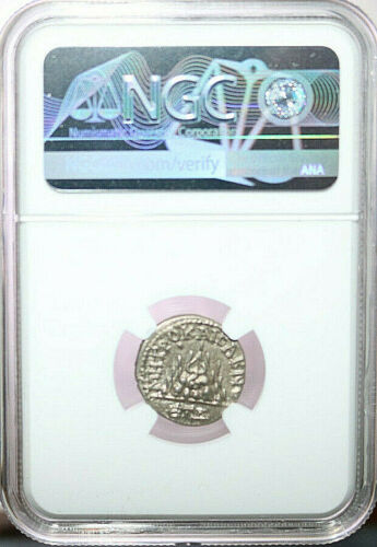 GORDIANO III NGC CH IN PERFETTE CONDIZIONI ANTICHE MONETE D'ARGENTO ROMANE, AD 238-244. AR DRACMA. A863 - Foto 6 di 6