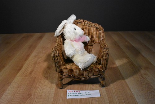 Wishpets Staphie Yellow Bunny Rabbit con Arco Rosa 2002 bolsa de frijoles felpa (310-2550) - Imagen 2 de 5