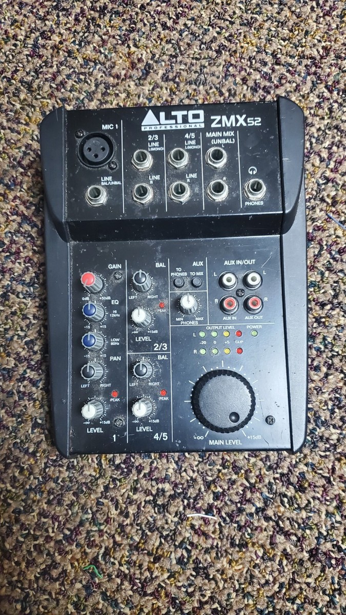 Alto Professional Zephyr ZMX52 Sound Studio 5 Channel