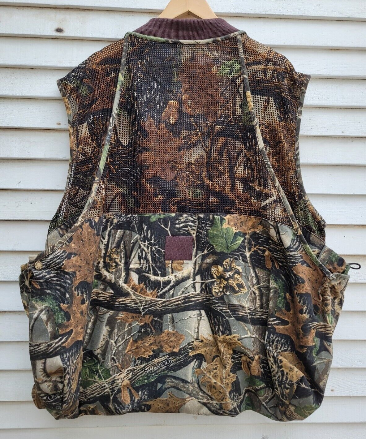 Men's Cabela's Hunting Vest Seclusion 3D XL Reg. Camo Pockets Mesh eBay