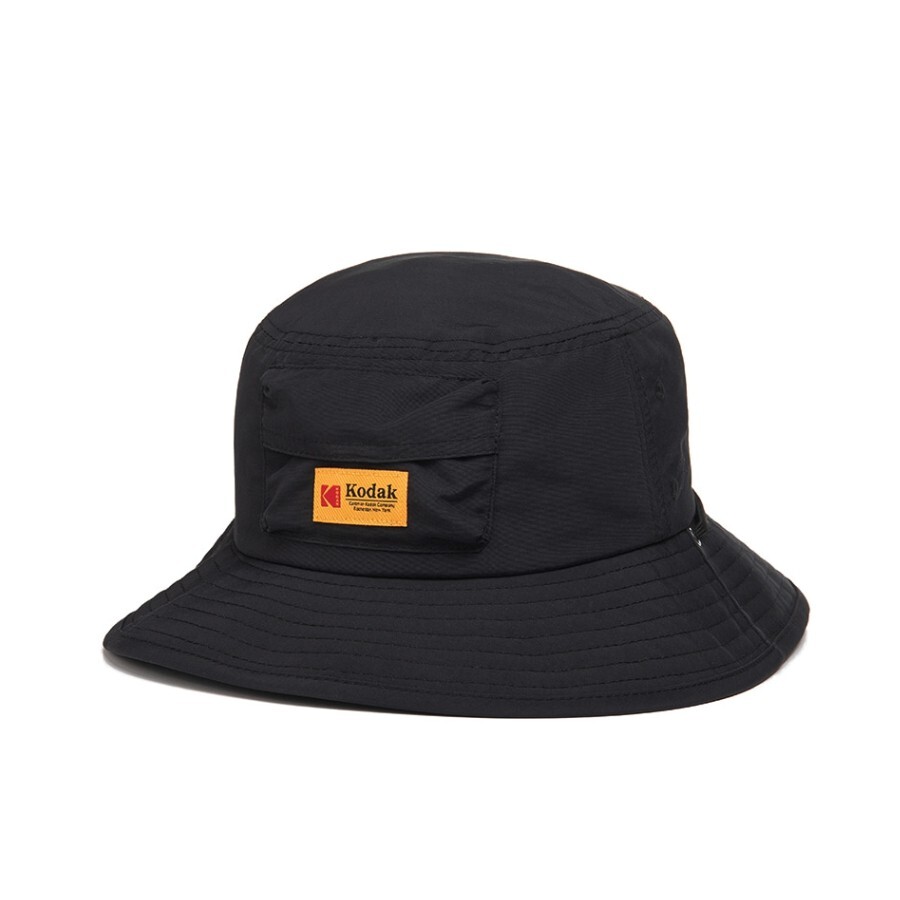 NEW KODAK APPAREL ESSENTIAL STRING BUCKET HAT K2343LCP76BLK