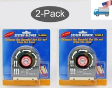 2-pc Lot: High Airflow Ball Bearing System Blower Case Slot Fan/Graphic Cooler