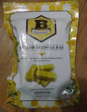 NEW sealed Beesworks® package of SIX 1 oz Yellow Beeswax Bars