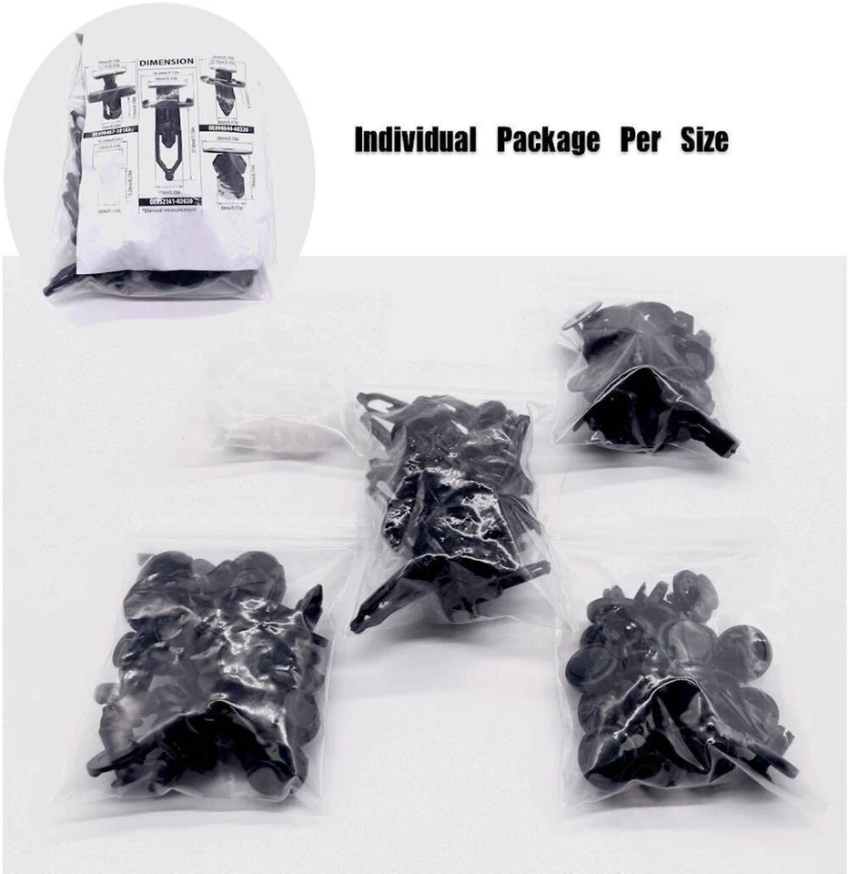 Clips de panel de ajuste parachoques guardabarros pasador de empuje remache motor 7 8 9 mm para Toyota Camry Foto 4 de 4