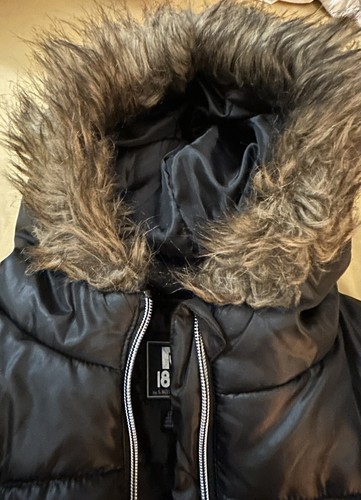 R 1881 S.Rothschild Black & Purple Puffer Jacket Girls Size S 7/8 - Picture 3 of 7