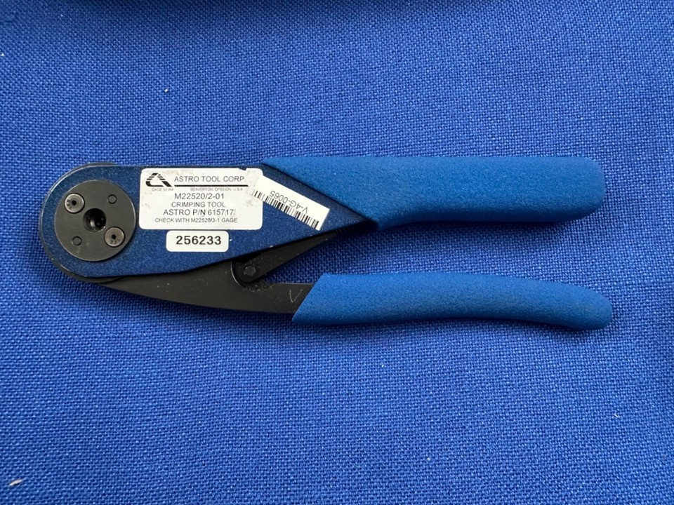 Astro M22520/2-01 Aviation Crimp Tool P/N 615717, Adjustable Crimper ...