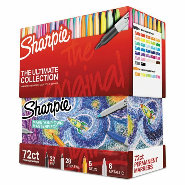 Sharpie Ultimate Collection Permanent Marker - Pack of 72 (1