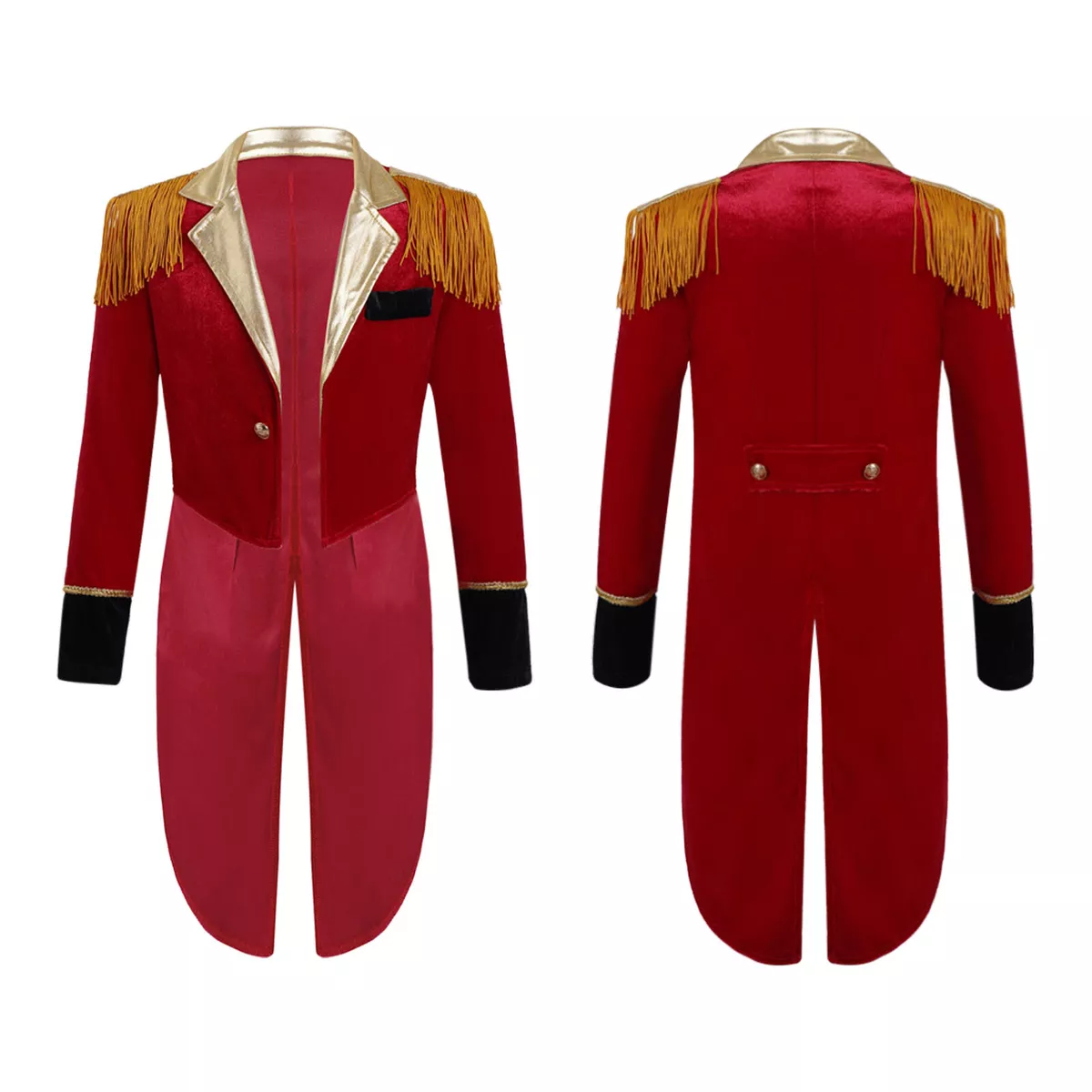 Red ringmaster tailcoat clearance