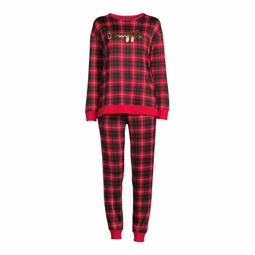 Secret Treasures Damen S 4-6 Hacci Fleece Langarm Top, Jogger, 2 Stück - Bild 3 von 9