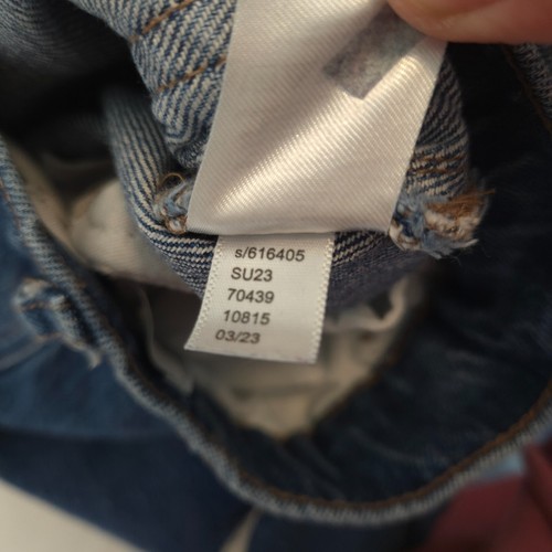 LOFT Women's The Wide Leg Jeans Front Patch Pockets High-Rise Size 26/2P - Picture 10 of 14