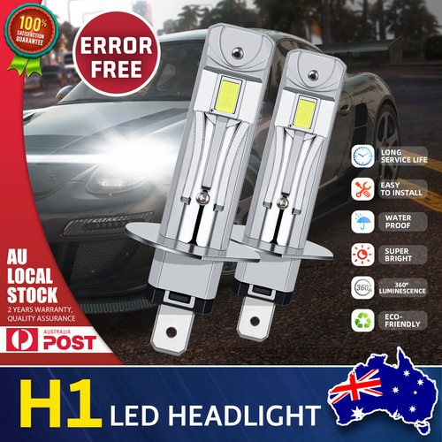 Pair H1 LED Fog Light Bulb Lamp Globes 72W 7200LM Kit for Ford Escape 2007-2009
