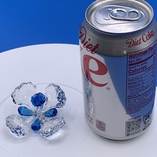 Swarovski Crystal 2015 Peacock Flower Figurine 5068820