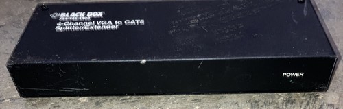 Black Box 724-746-5500 AC601A 4 Channel CAT5 VGA Splitter Extender Transmitter