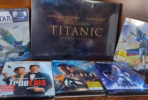 Avatar 1 + 2 4K Digibooks + Abyss /True Lies /Aliens + Titanic Boxset (4K)-NEW! - Picture 7 of 8